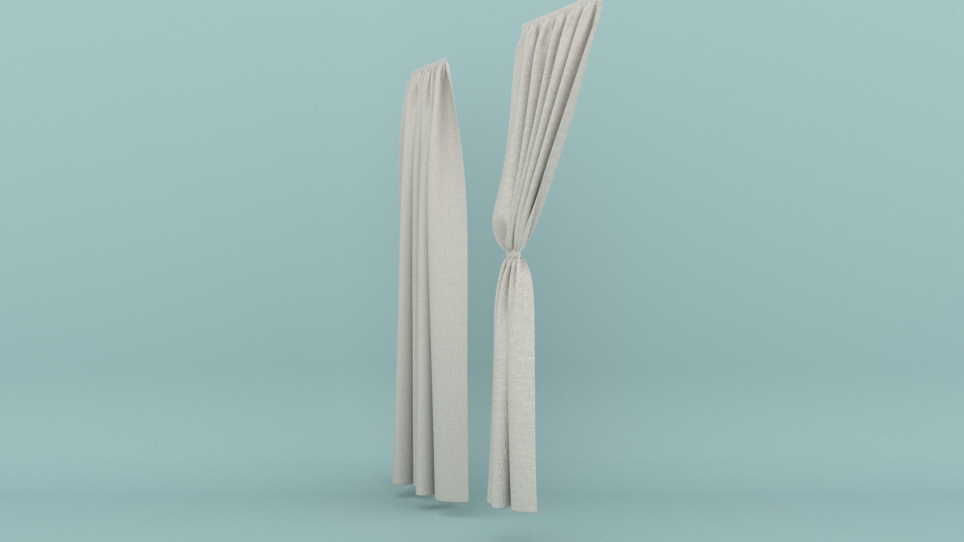Curtain 3D model_13
