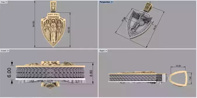 Icon Shield of the Holy Host