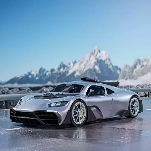 Mercedes-Benz AMG project one 3D model