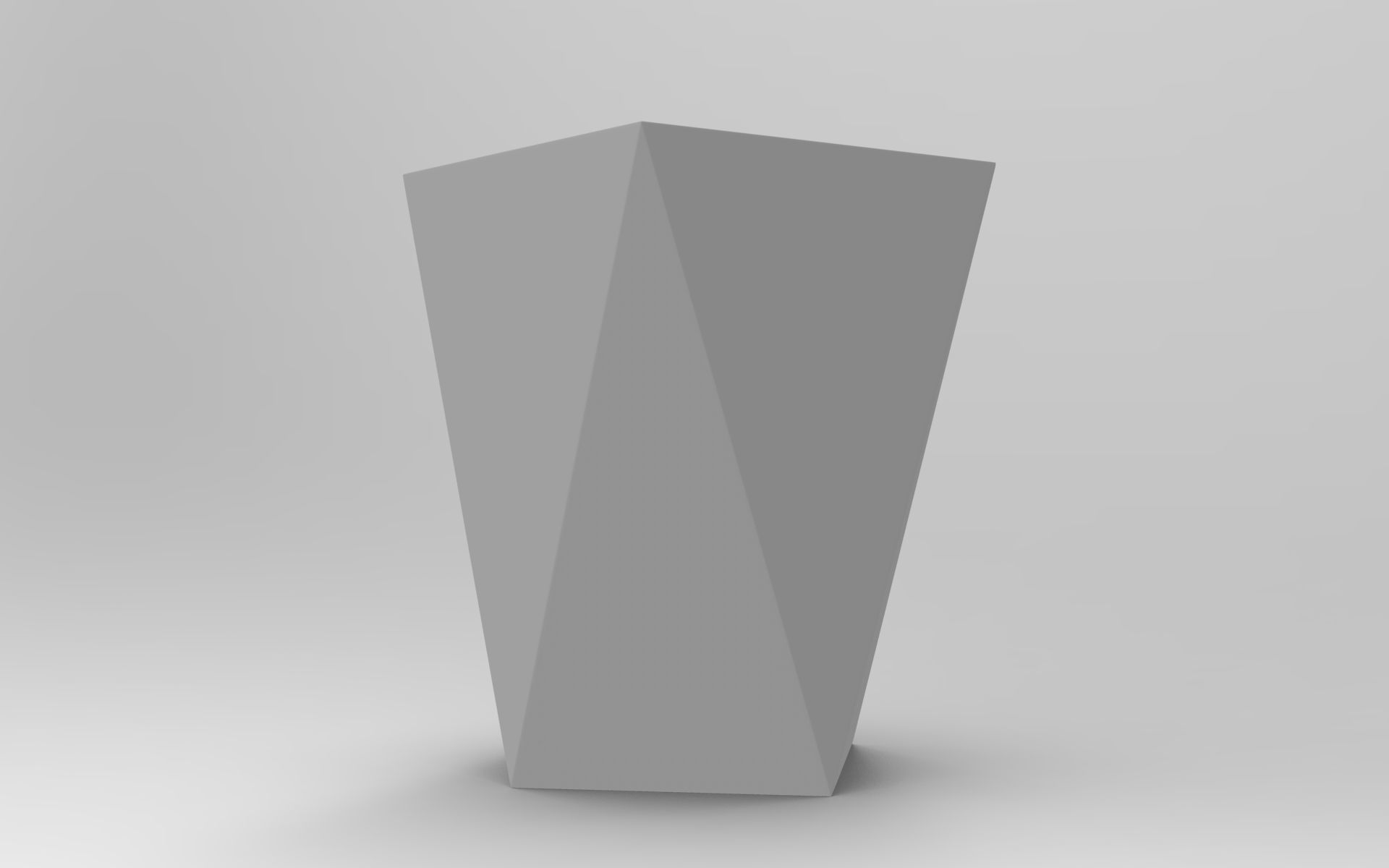 Cubbi Stool Low-poly 3D model_8