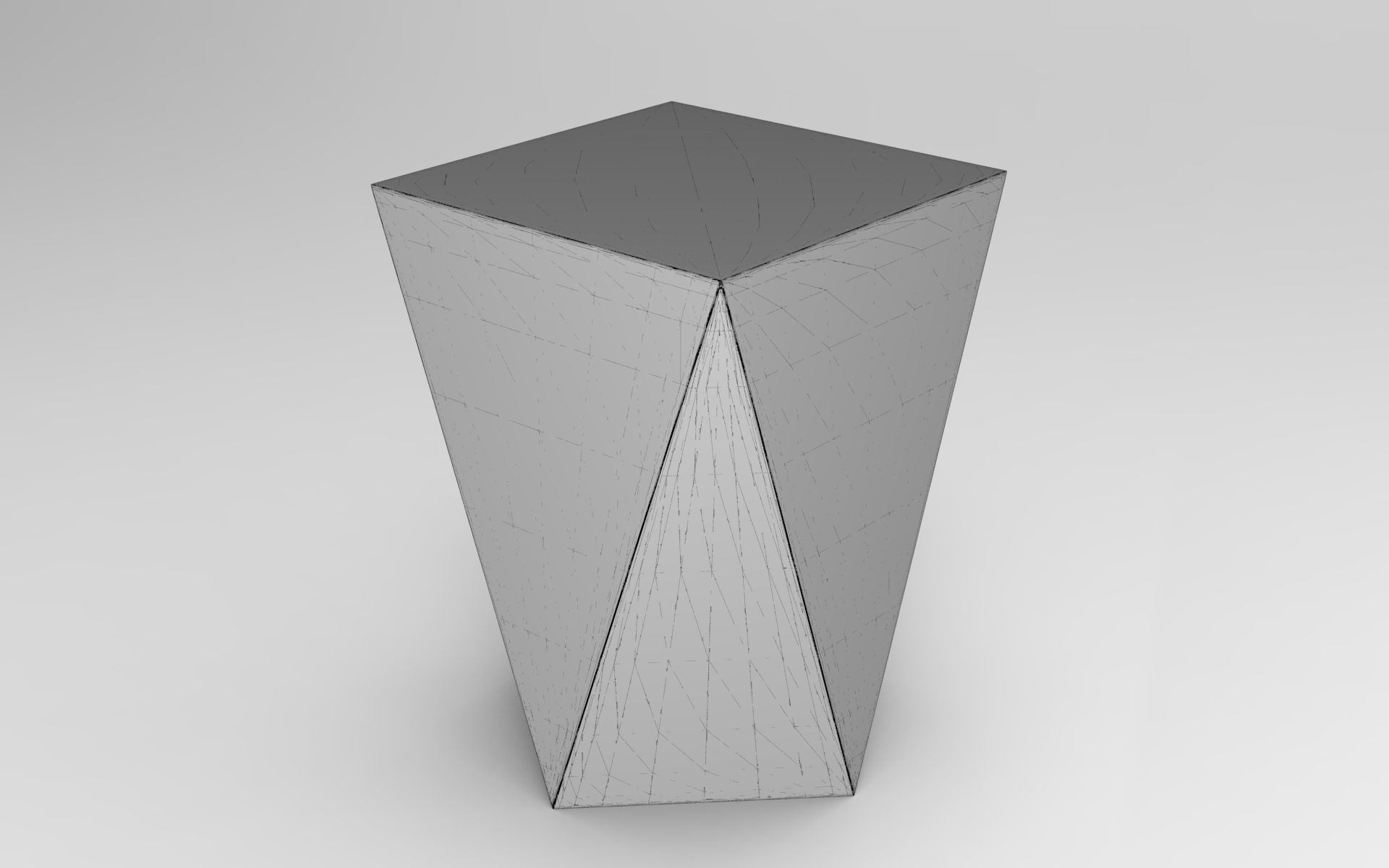 Cubbi Stool Low-poly 3D model_5