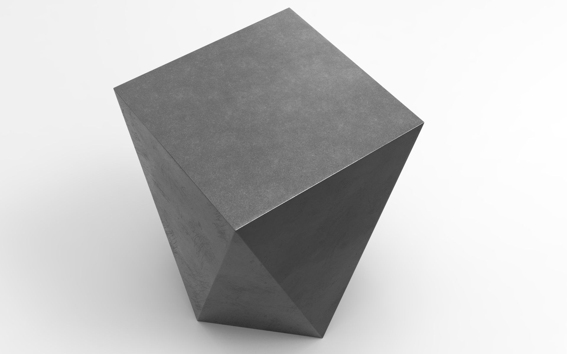 Cubbi Stool Low-poly 3D model_3