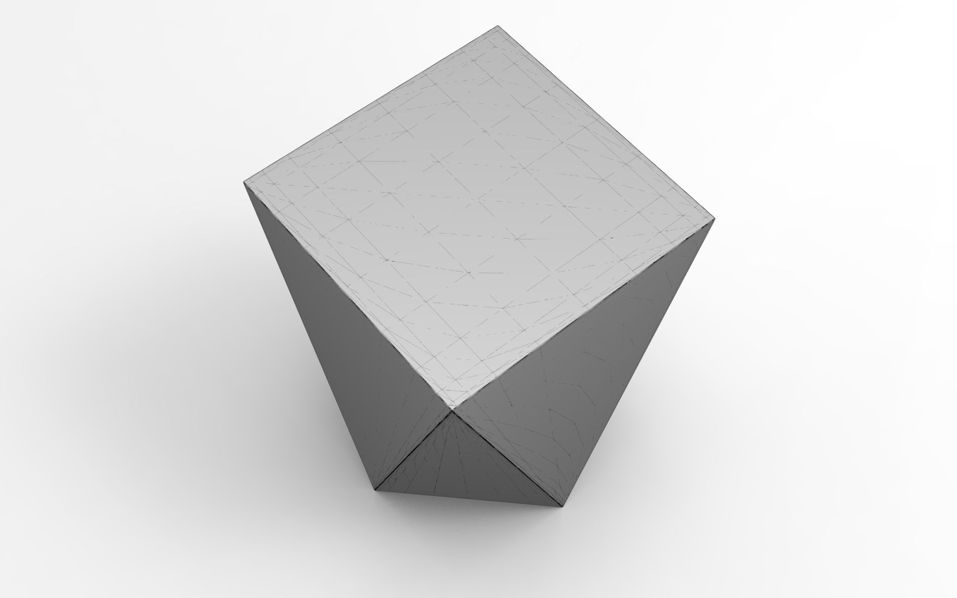 Cubbi Stool Low-poly 3D model_6