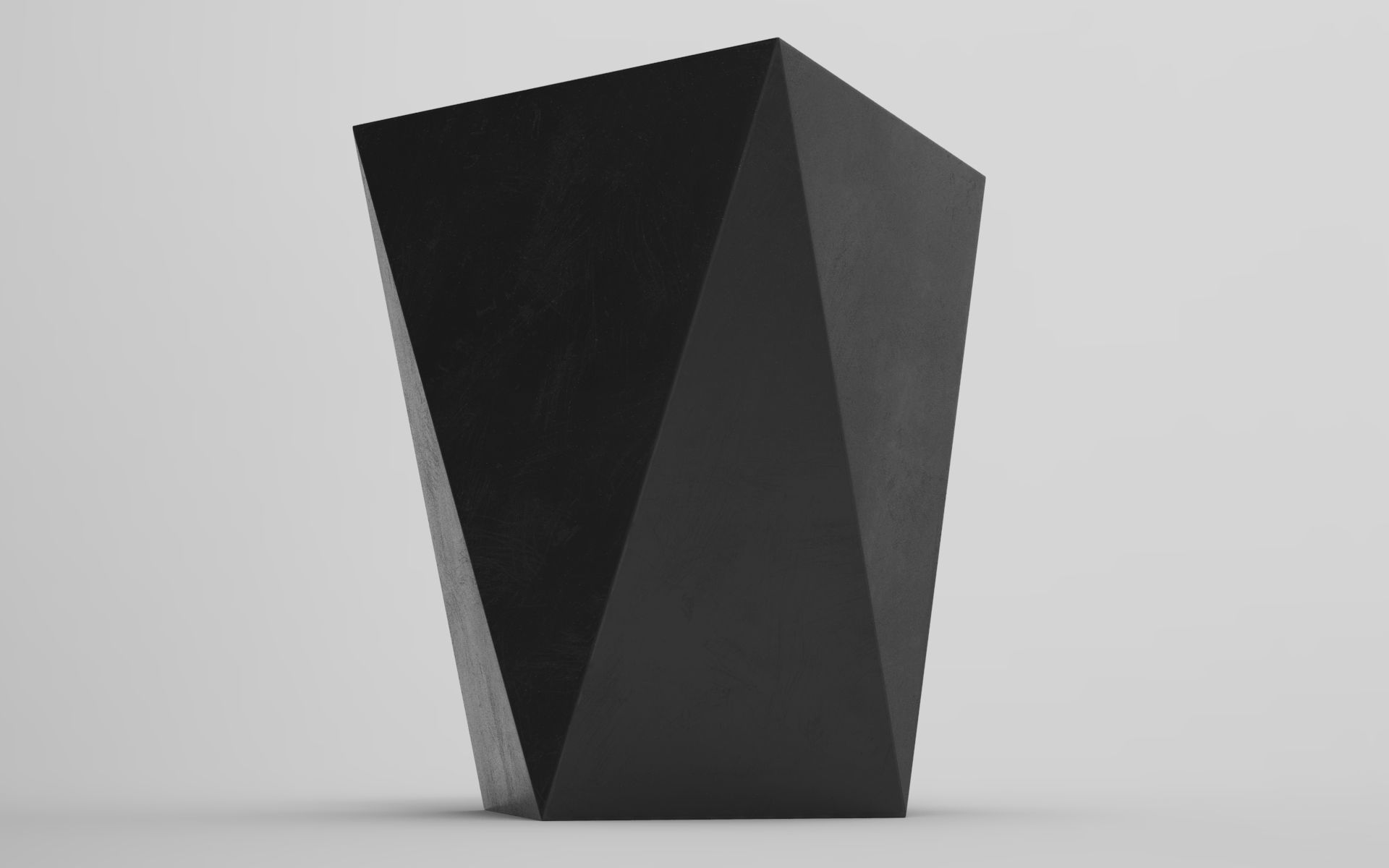 Cubbi Stool Low-poly 3D model_4