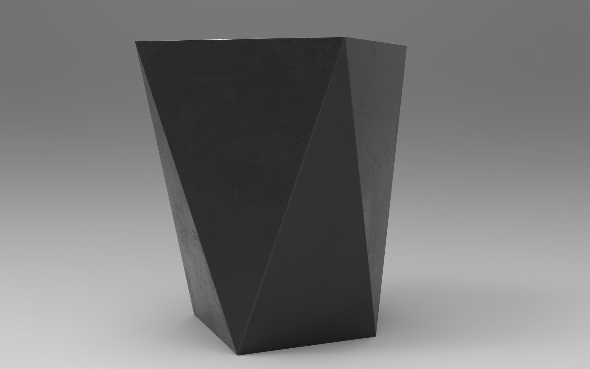 Cubbi Stool Low-poly 3D model_1