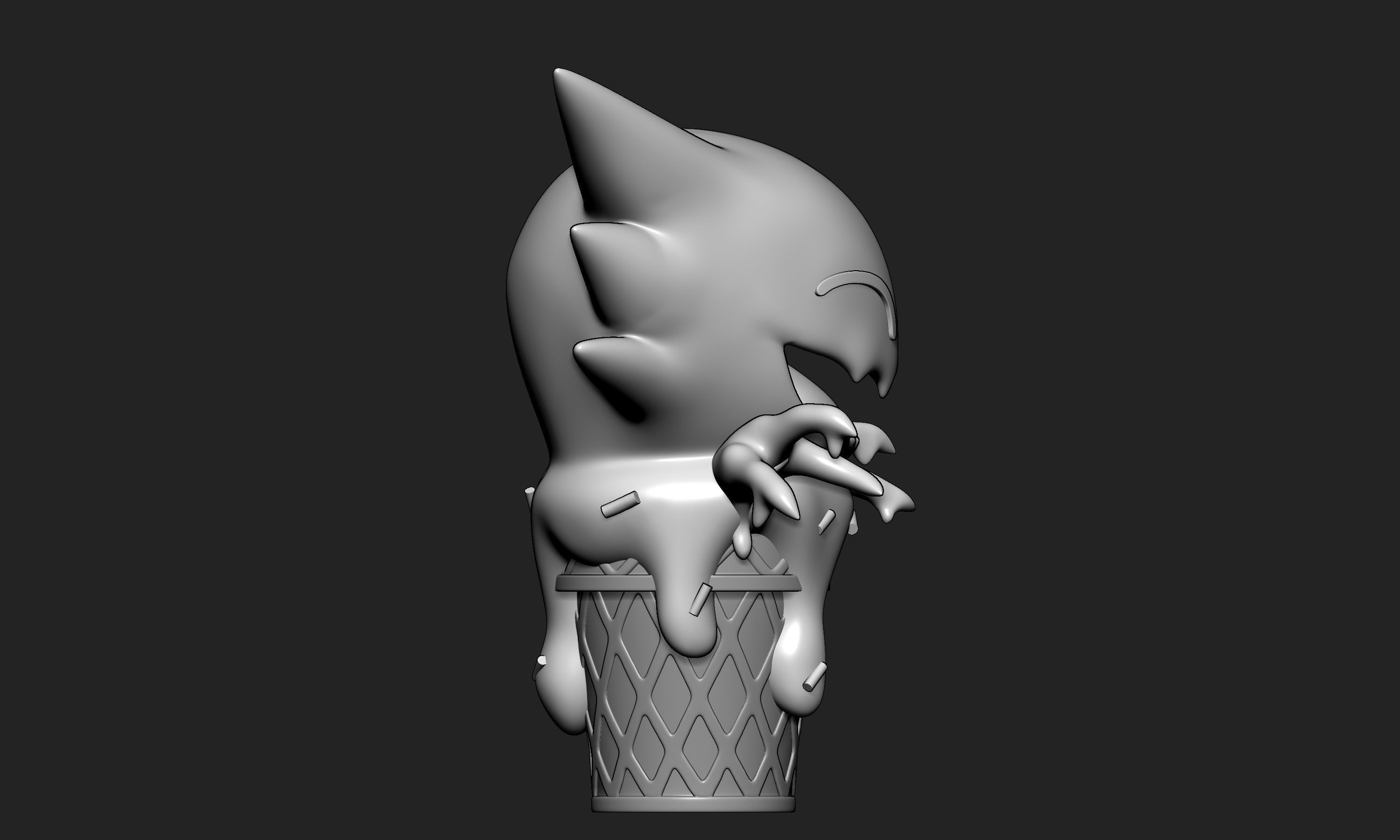 Pokemon - Ice Cream Haunter 3D print model_7