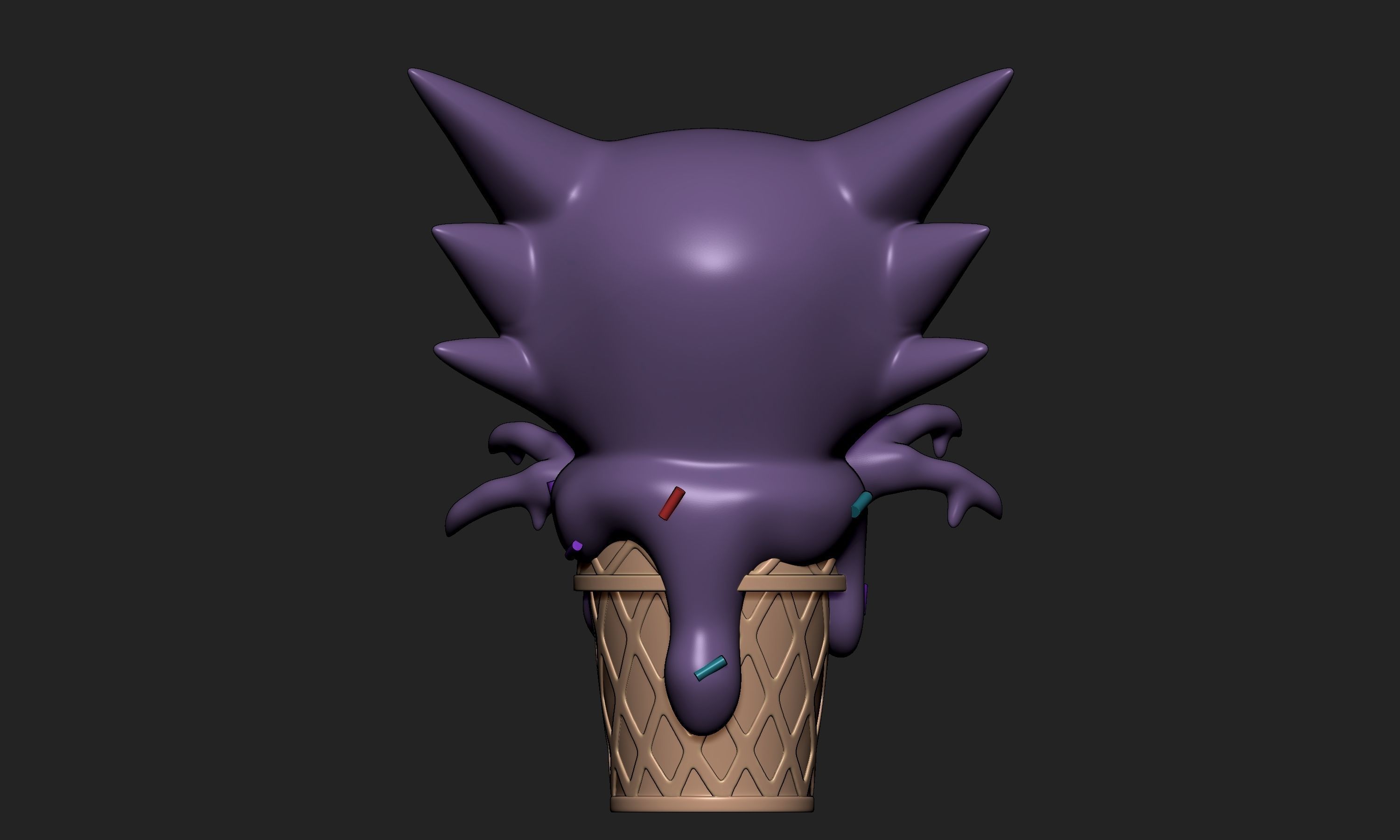 Pokemon - Ice Cream Haunter 3D print model_5