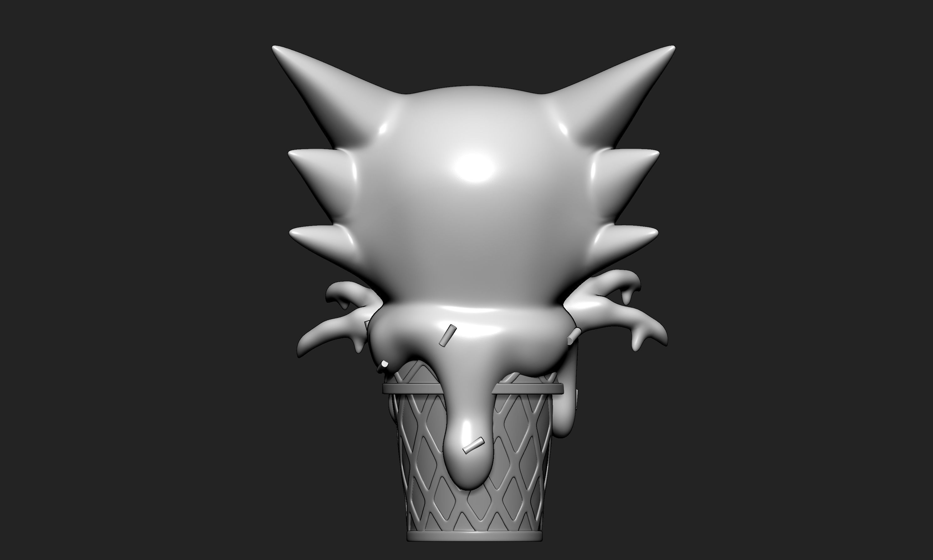Pokemon - Ice Cream Haunter 3D print model_6