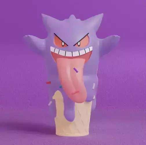 Pokemon - Ice Cream Gengar