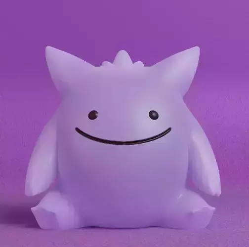 Pokemon - Ditto as Gengar Free 3D print model