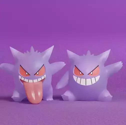 Pokemon - Gengar with 2 poses