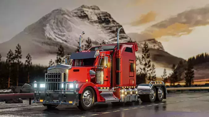 Kenworth W900 truck