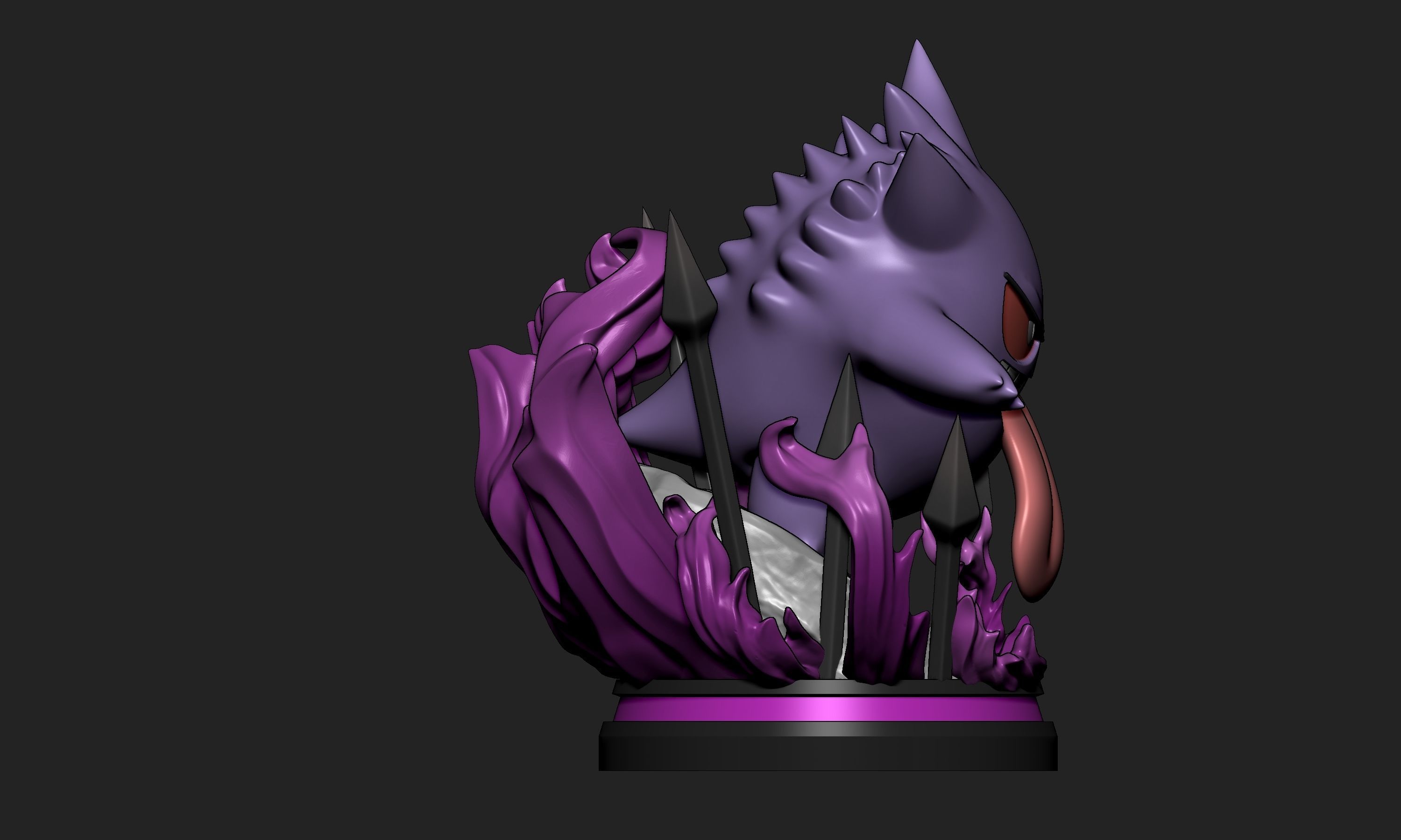 Pokemon - Gengar Figure  3D print model_13