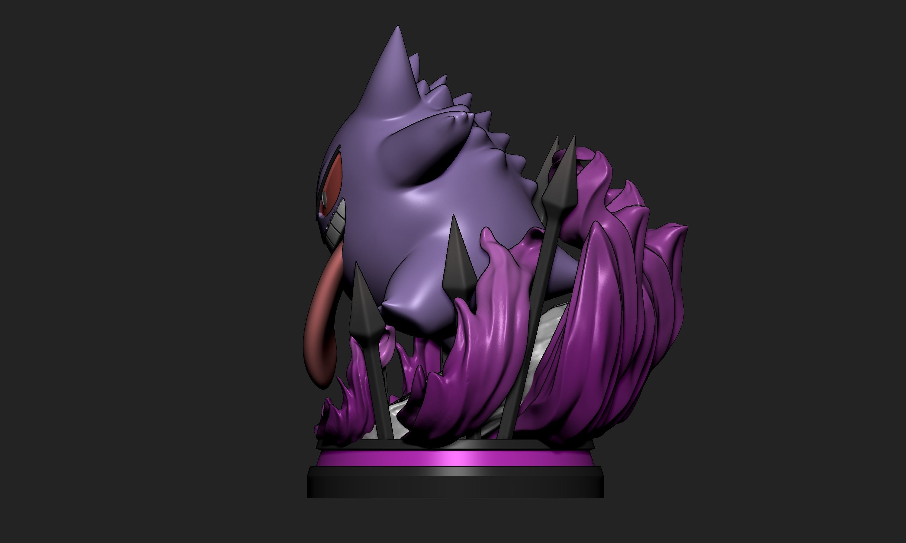Pokemon - Gengar Figure  3D print model_9
