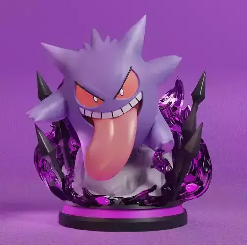 Pokemon - Gengar Figure  3D print model