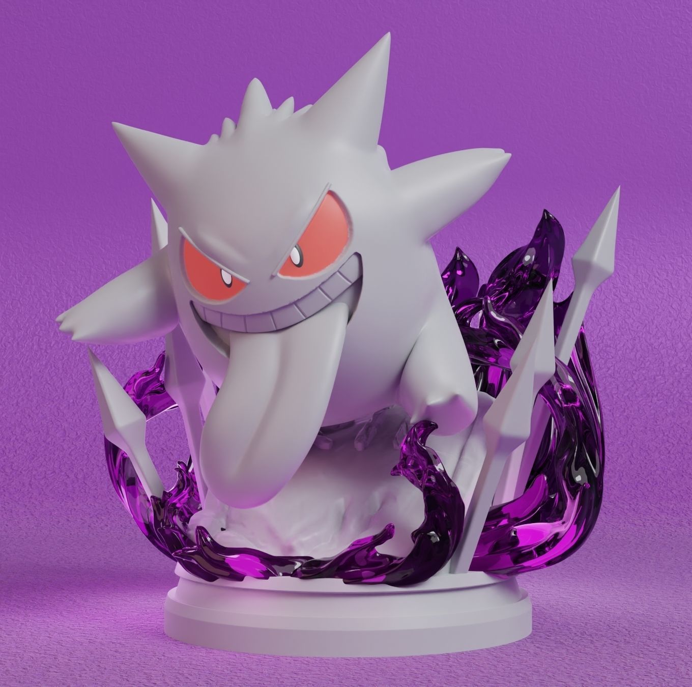 Pokemon - Gengar Figure  3D print model_3