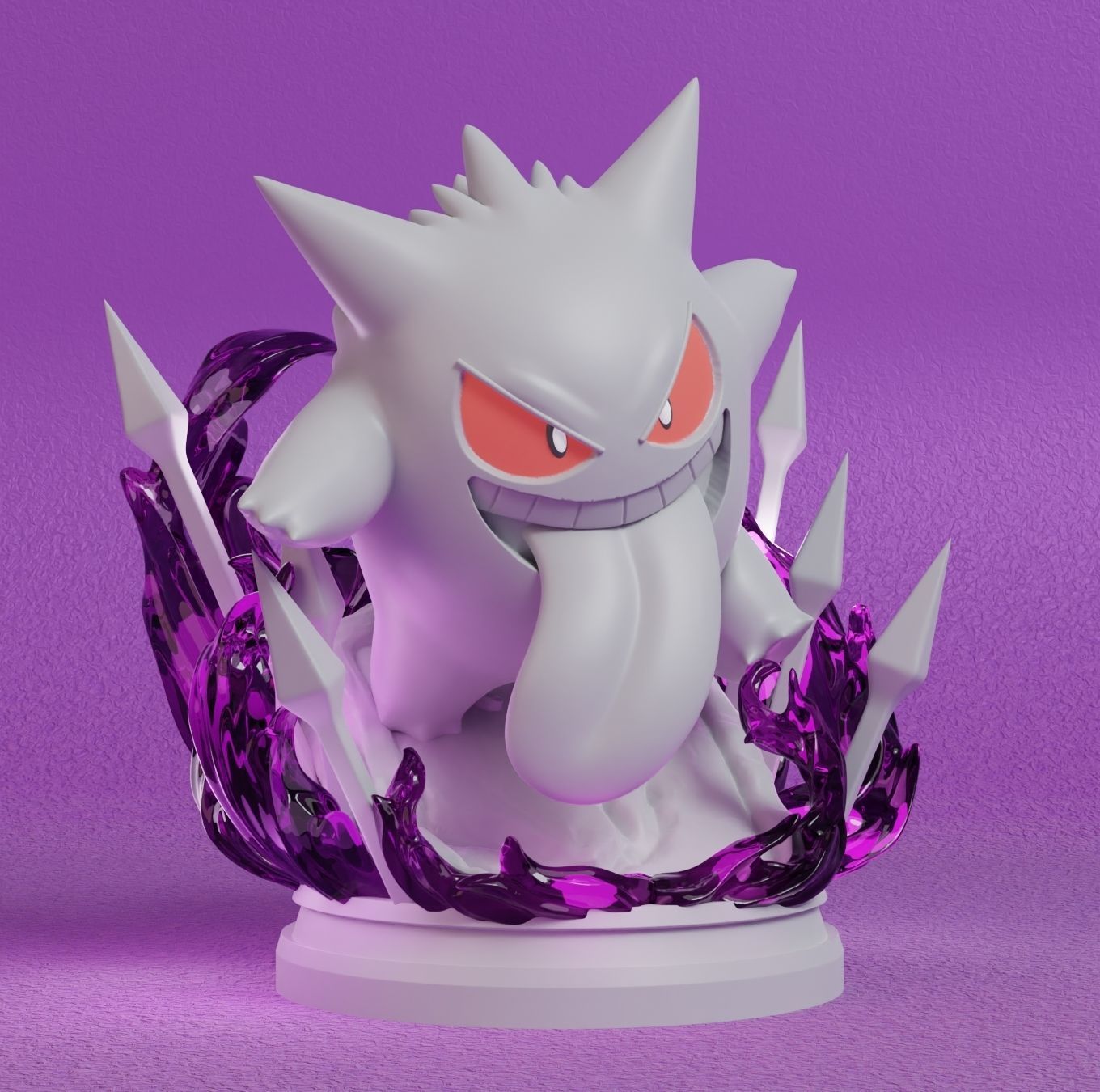 Pokemon - Gengar Figure  3D print model_5