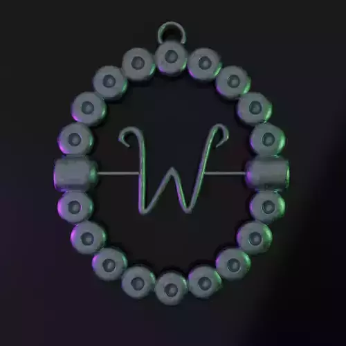 Wednesday Addams Pendant