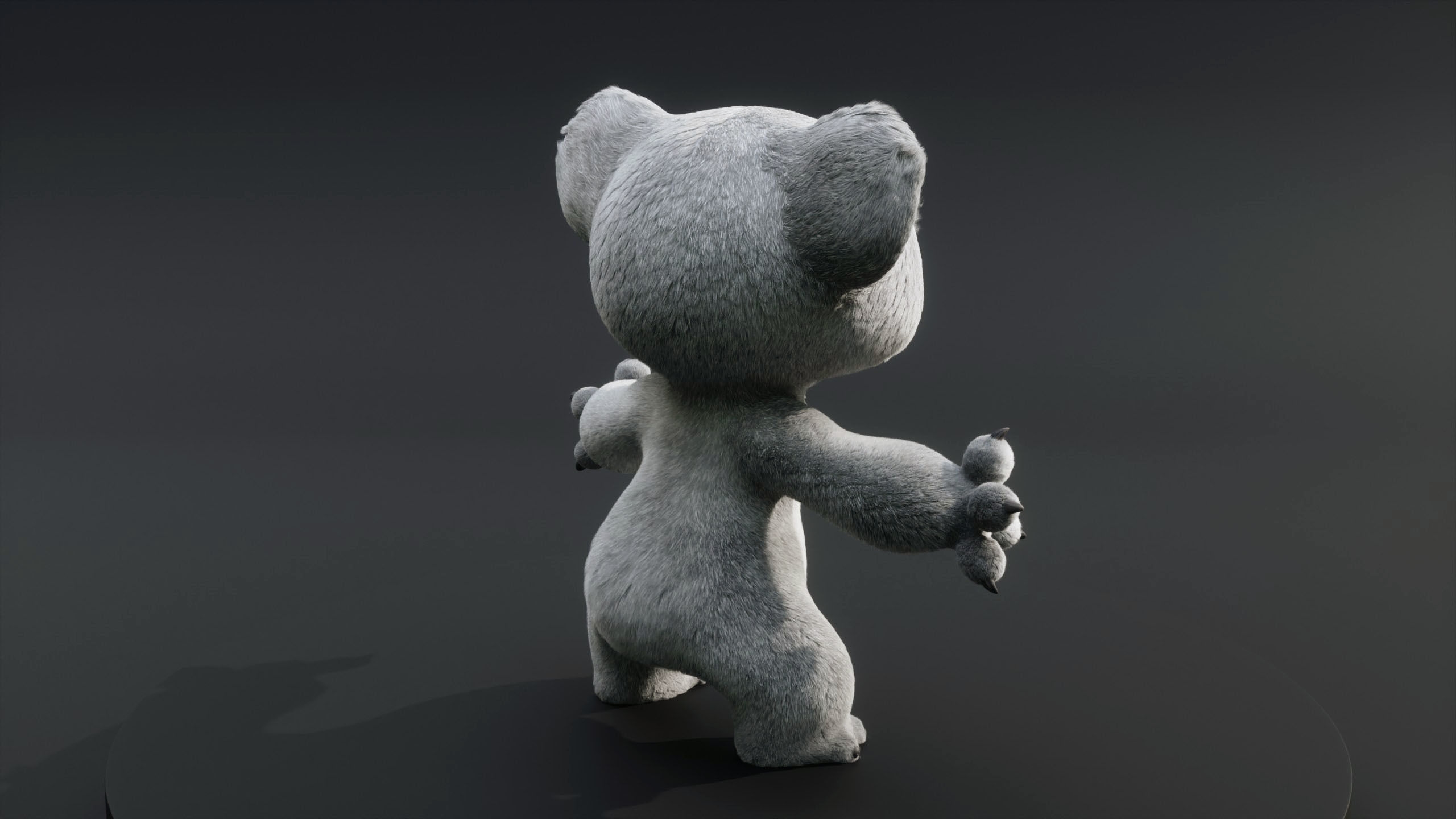Koala Character - Fully Rigged 3D model_8