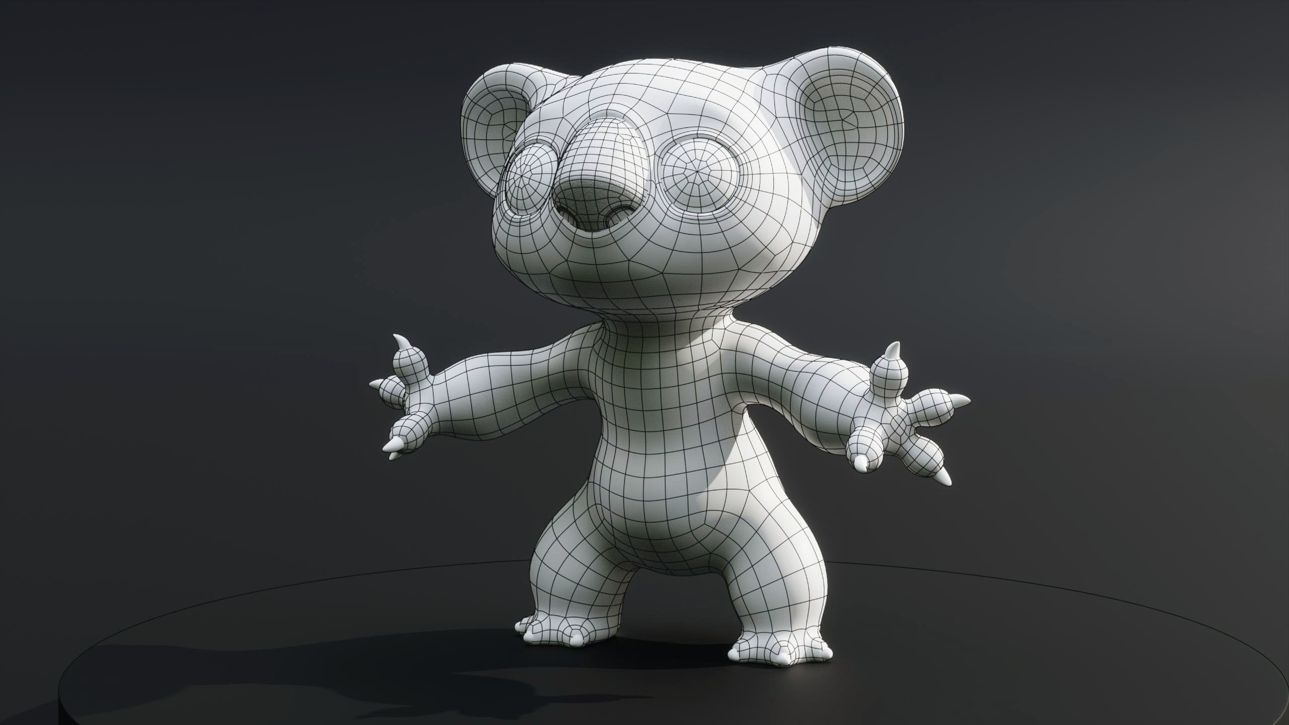 Koala Character - Fully Rigged 3D model_16