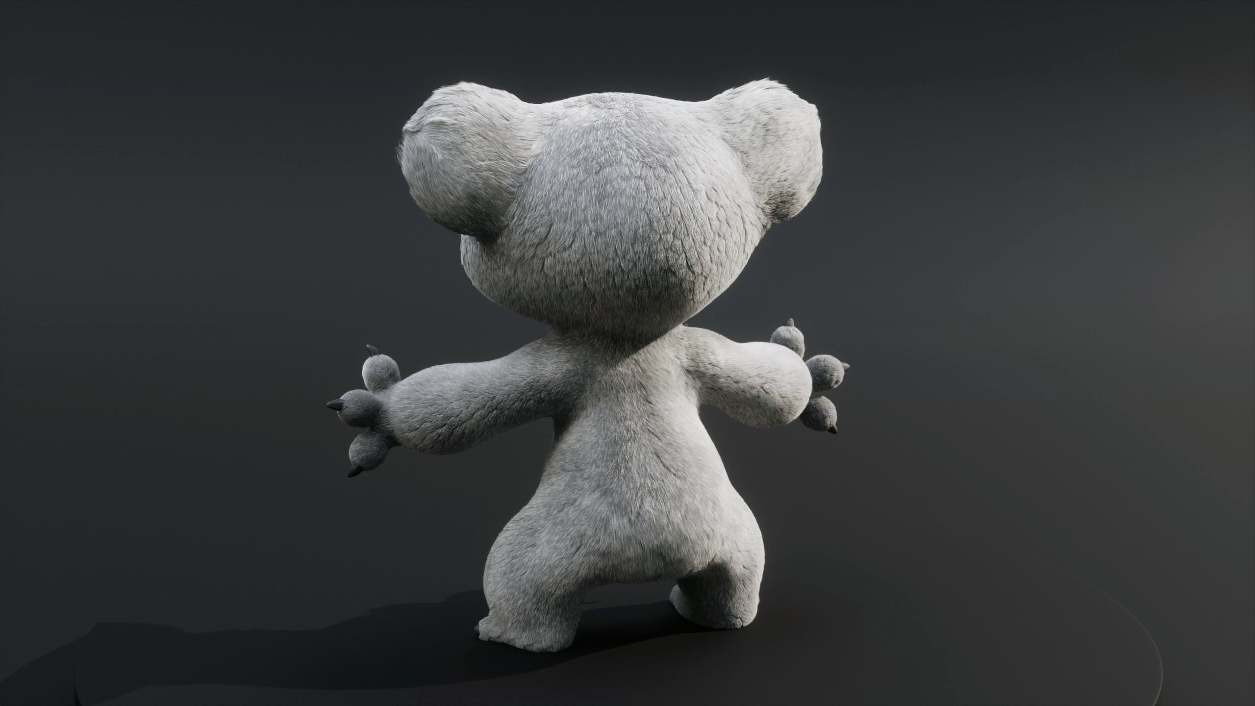 Koala Character - Fully Rigged 3D model_9