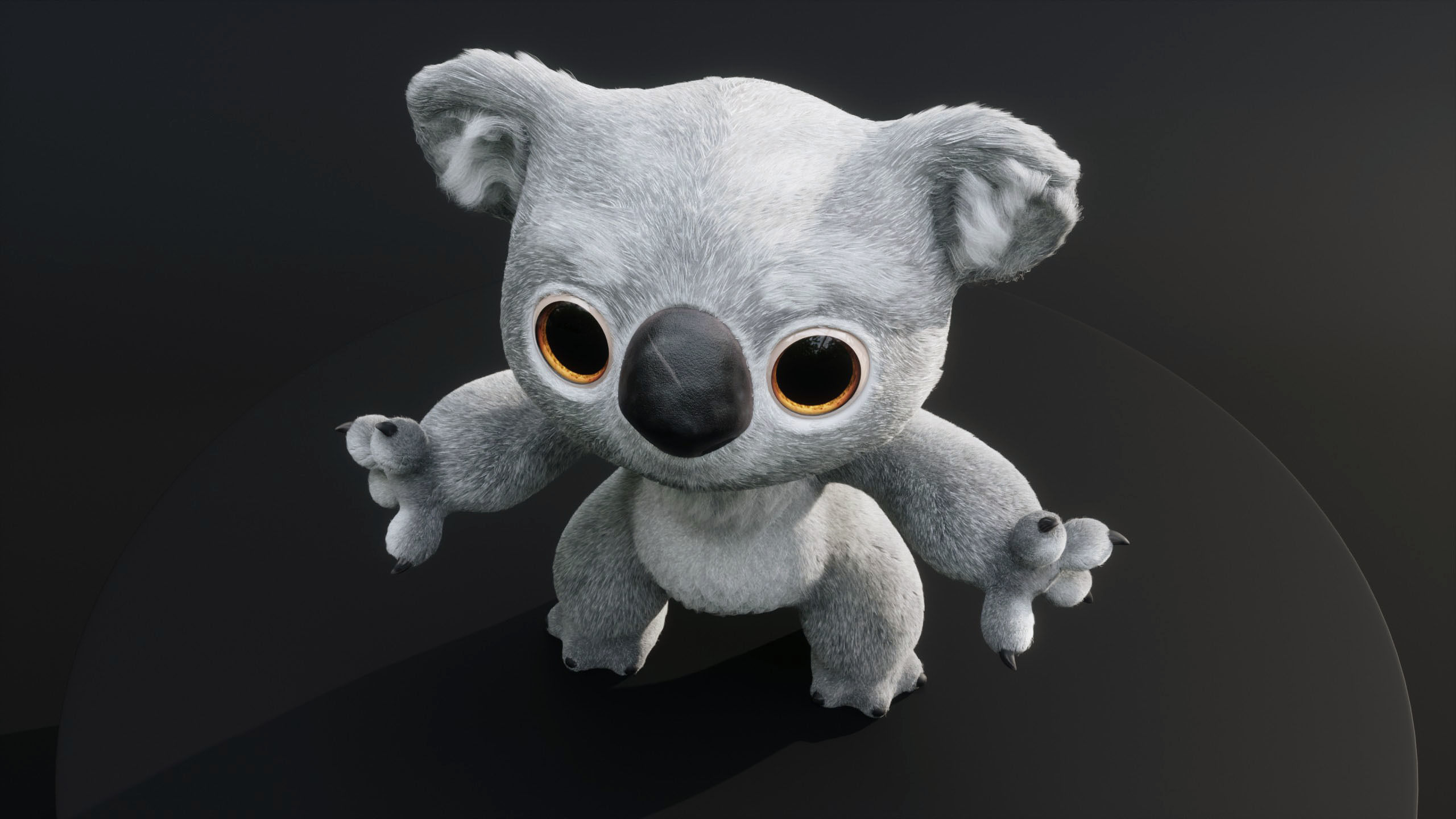 Koala Character - Fully Rigged 3D model_12
