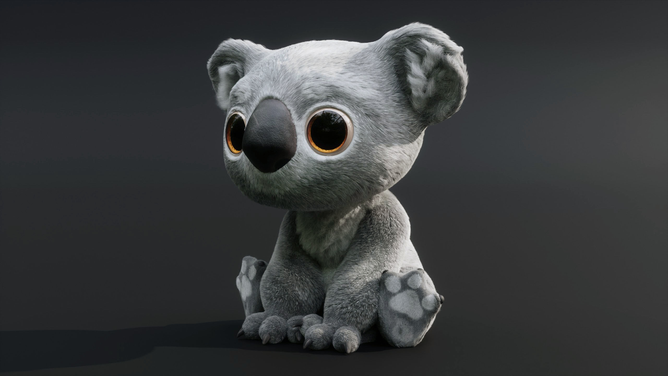 Koala Character - Fully Rigged 3D model_5