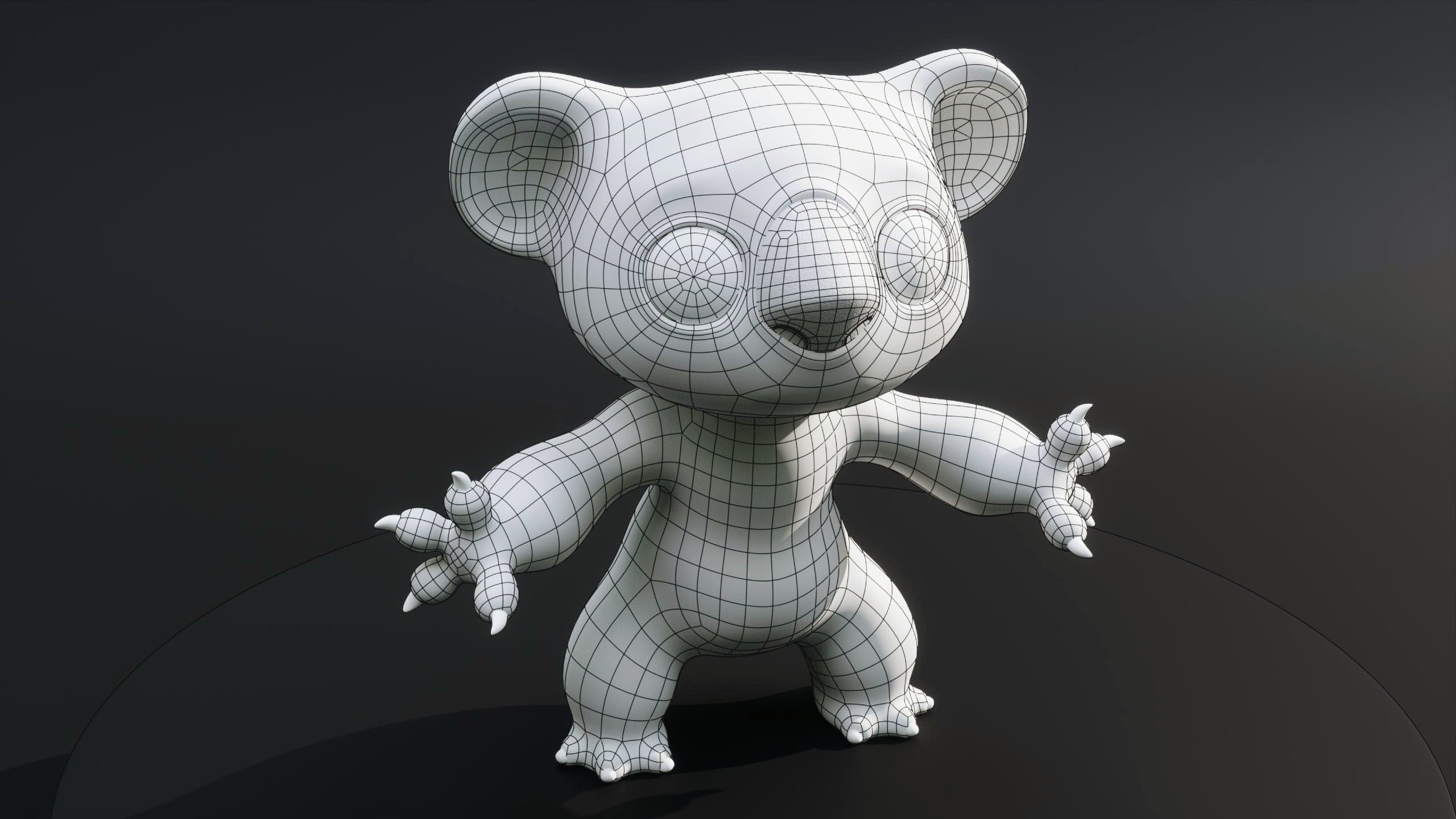Koala Character - Fully Rigged 3D model_17