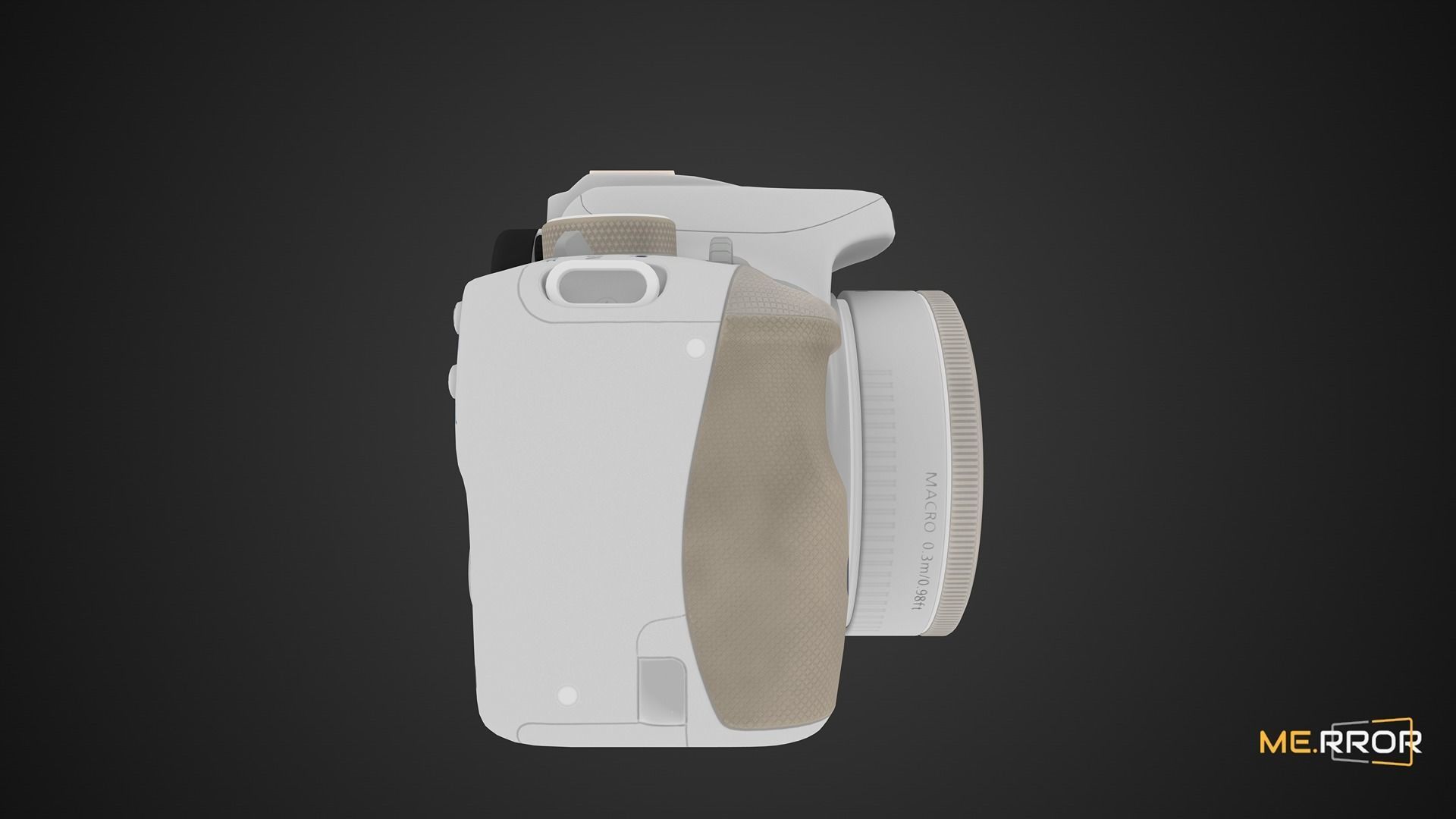 Game Ready Canon DSLR Camera Low-poly 3D model_5