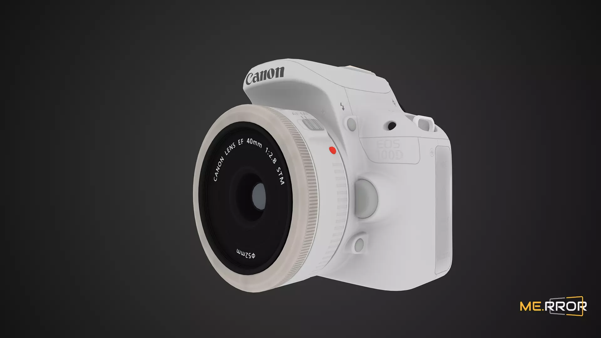 Game Ready Canon DSLR Camera Low-poly 3D model_0