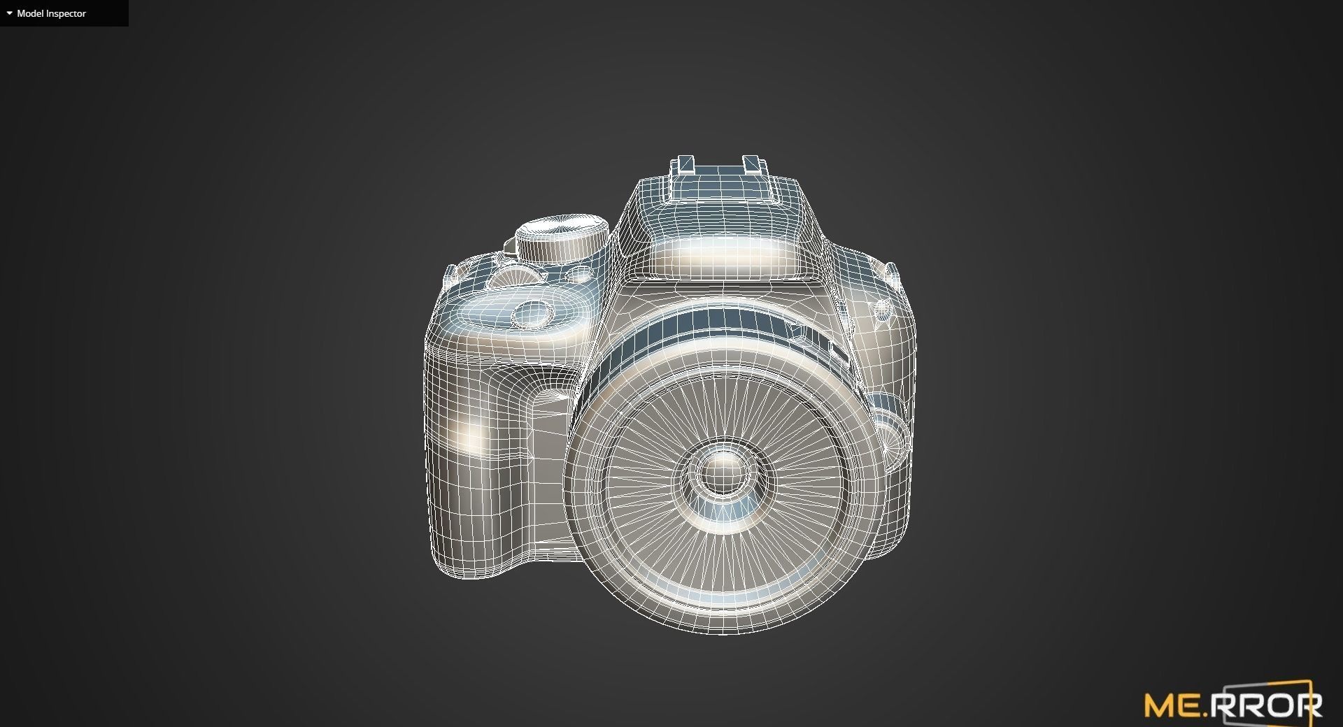 Game Ready Canon DSLR Camera Low-poly 3D model_10