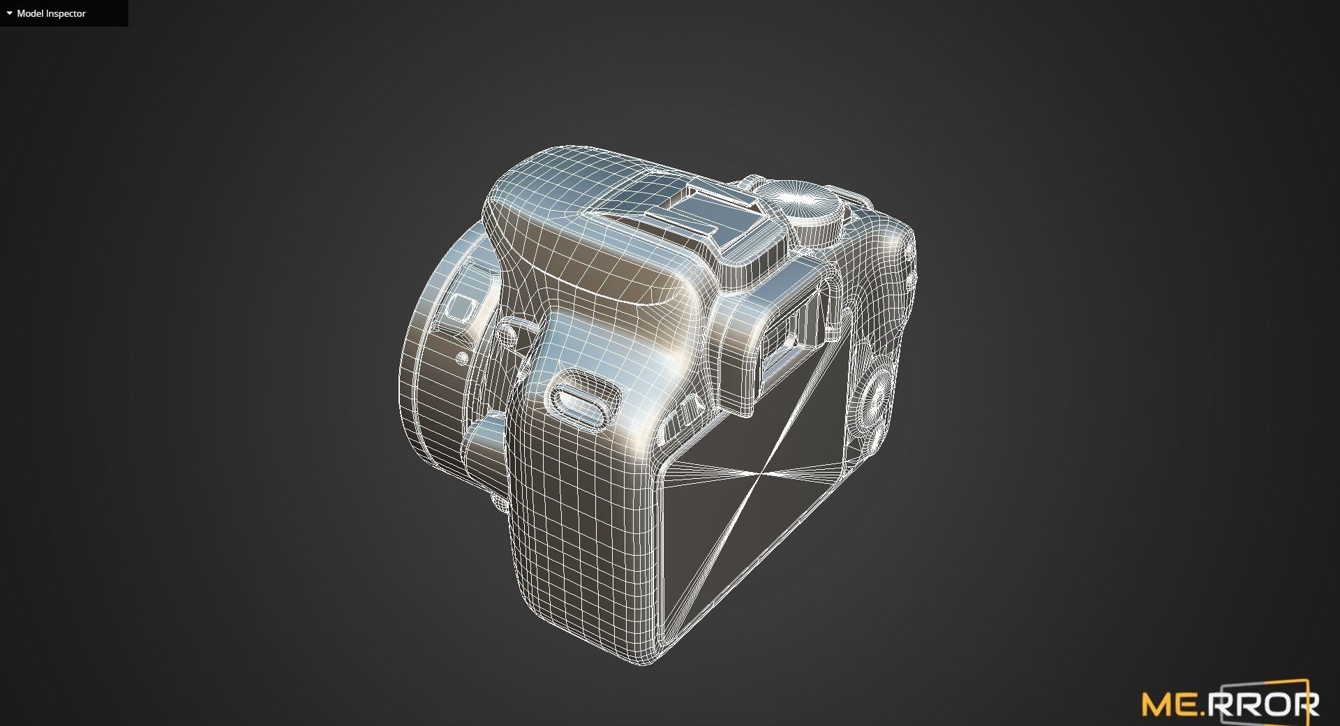 Game Ready Canon DSLR Camera Low-poly 3D model_11