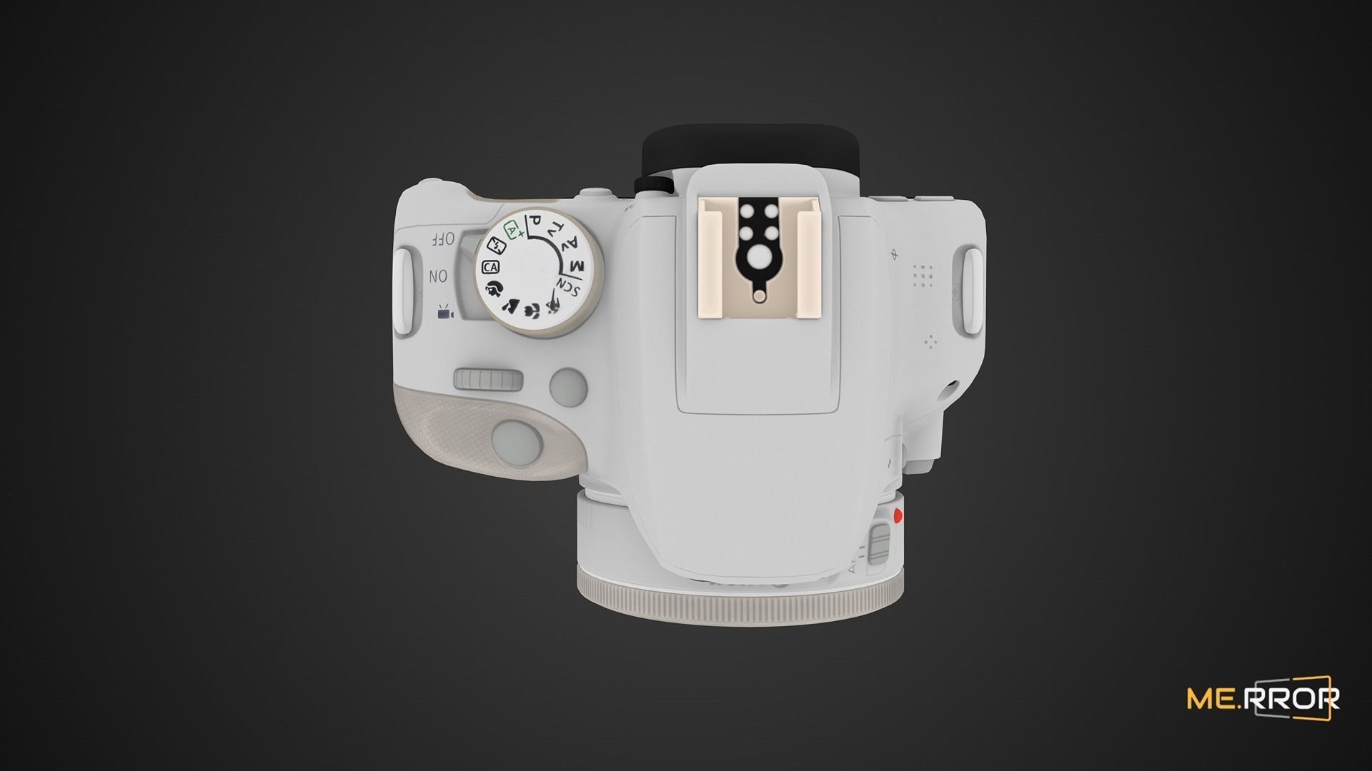 Game Ready Canon DSLR Camera Low-poly 3D model_9