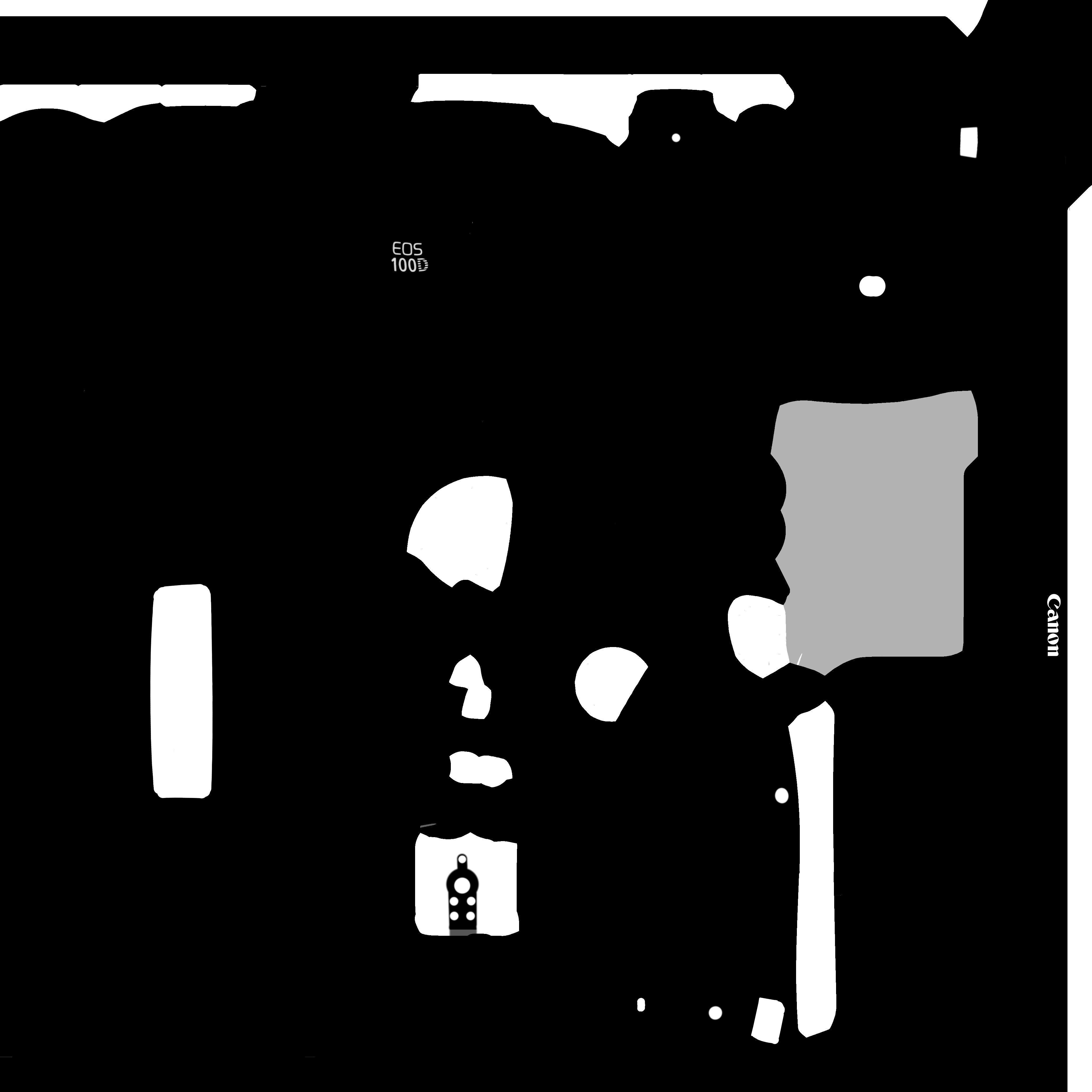 Game Ready Canon DSLR Camera Low-poly 3D model_16