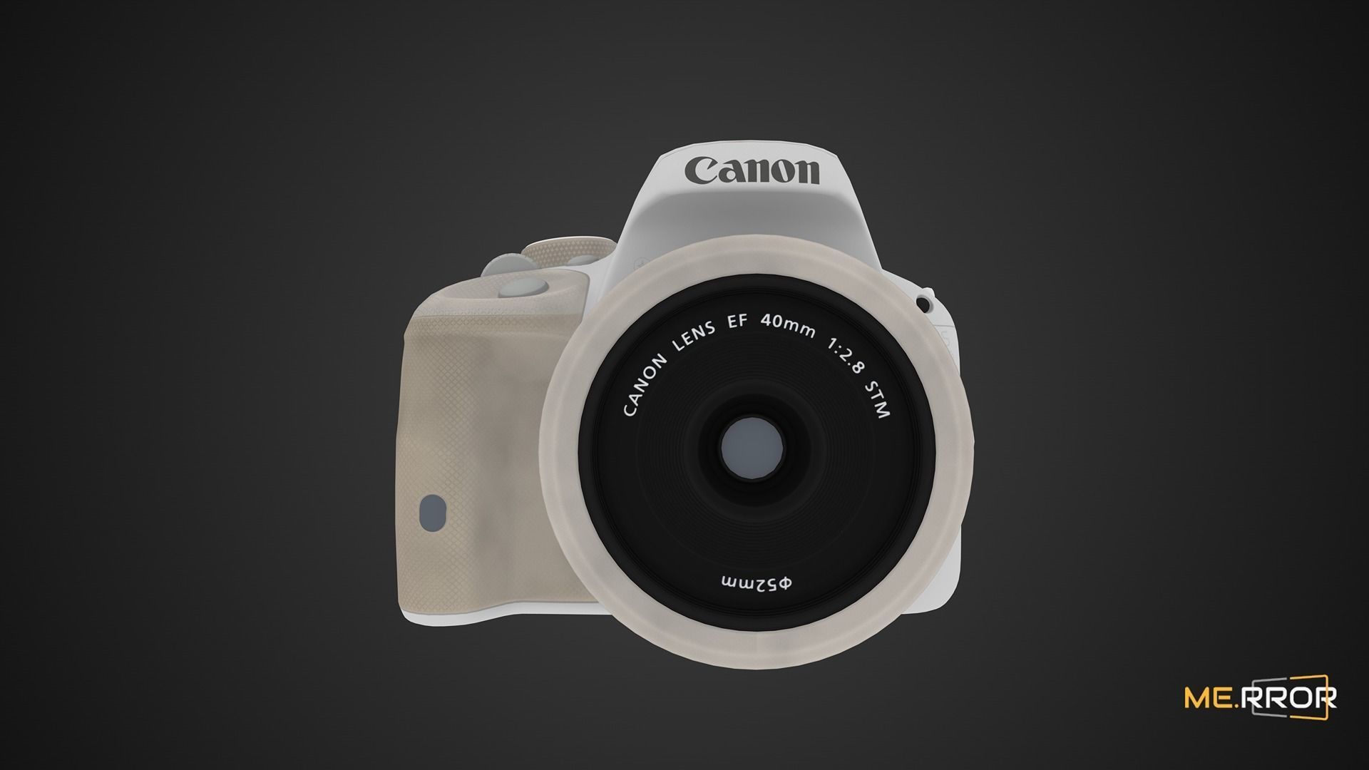 Game Ready Canon DSLR Camera Low-poly 3D model_1