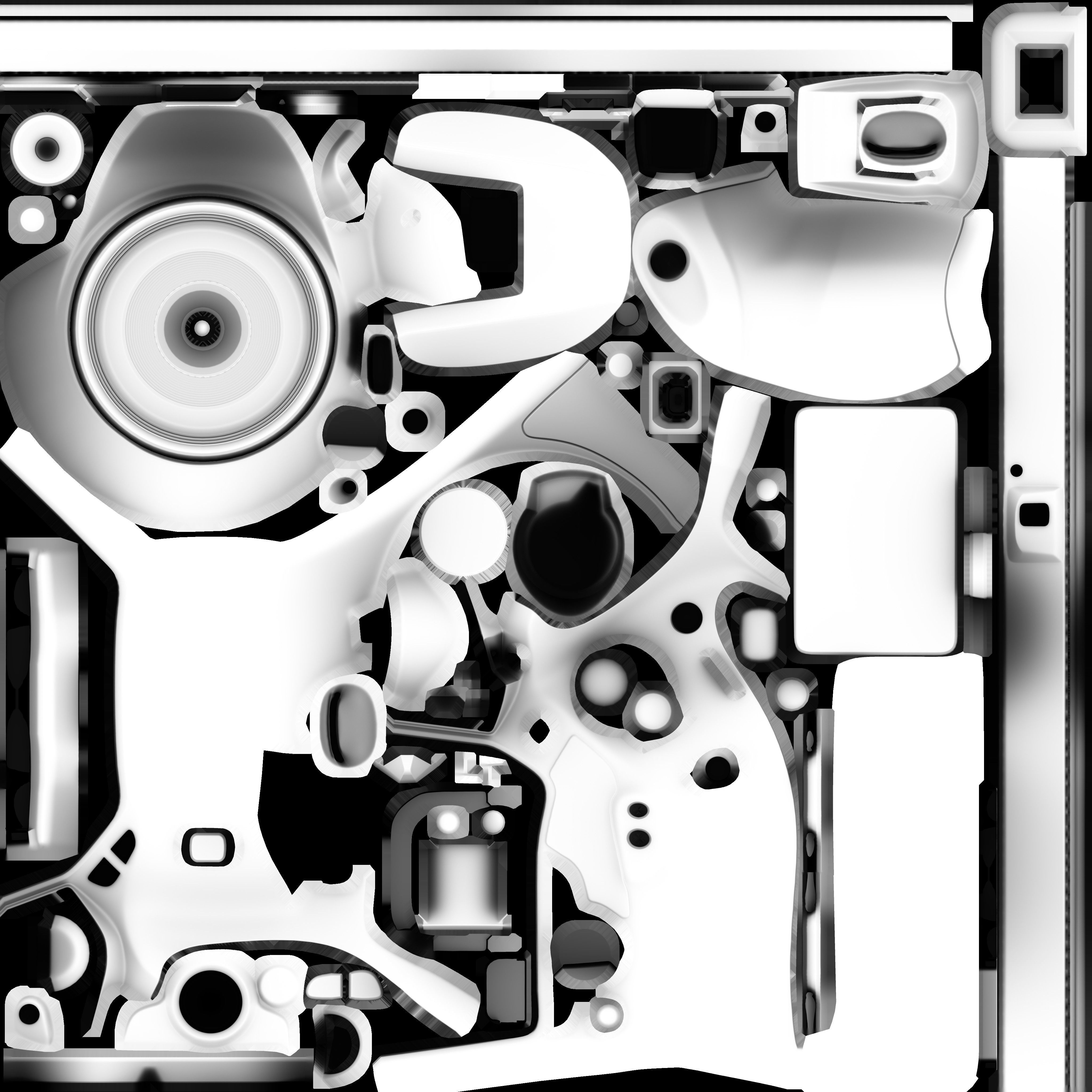 Game Ready Canon DSLR Camera Low-poly 3D model_14