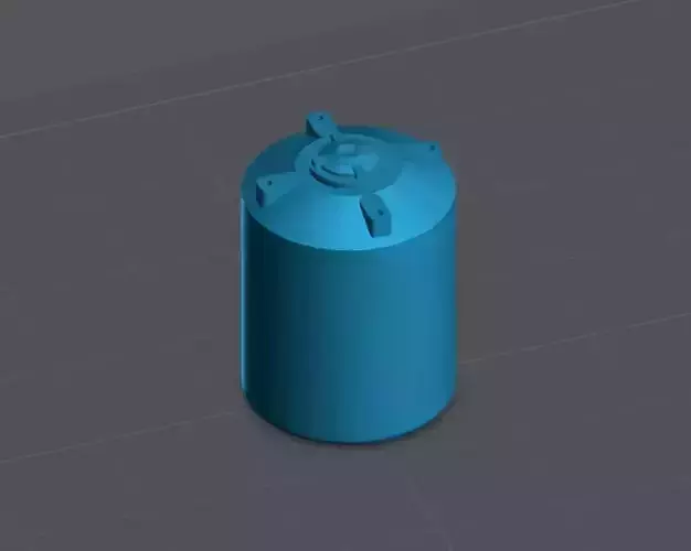 Water Tank 64 Scale 3D print model