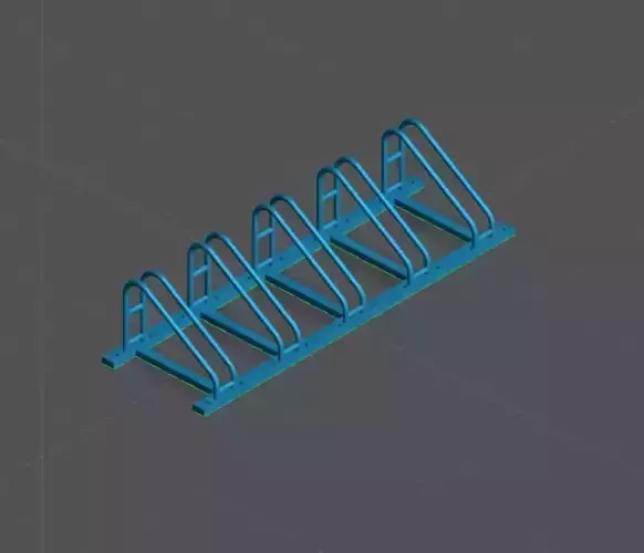 Bike Rack 64 Scale true scale 3D print model