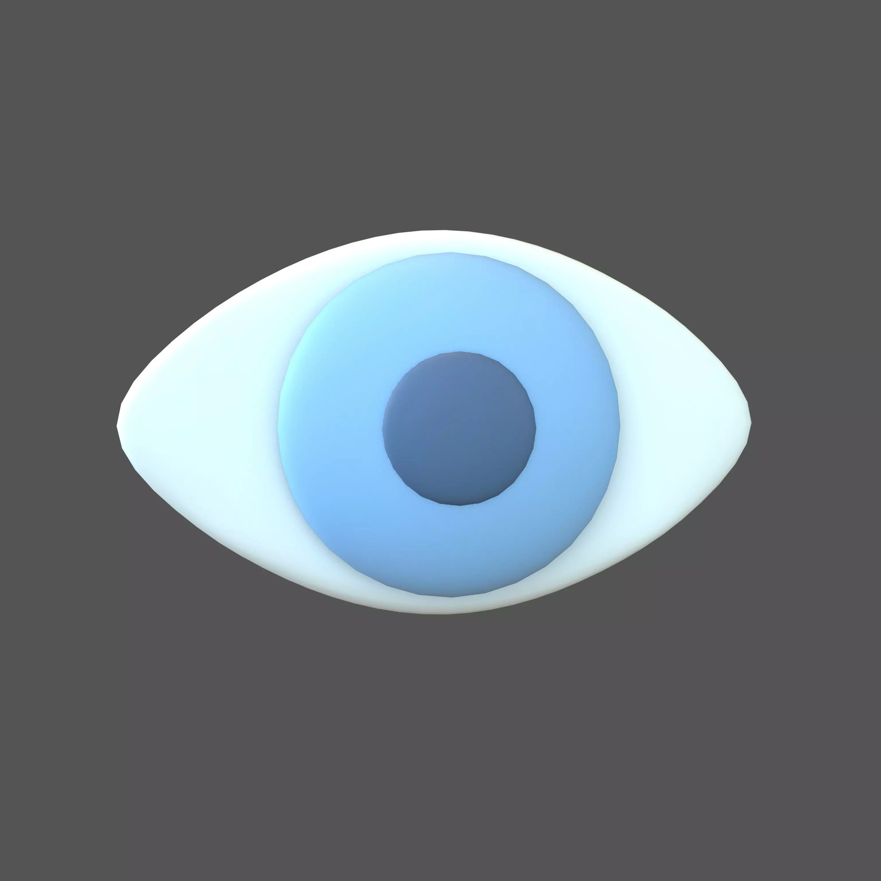 Eyes Symbol V1 001 Low-poly 3D model