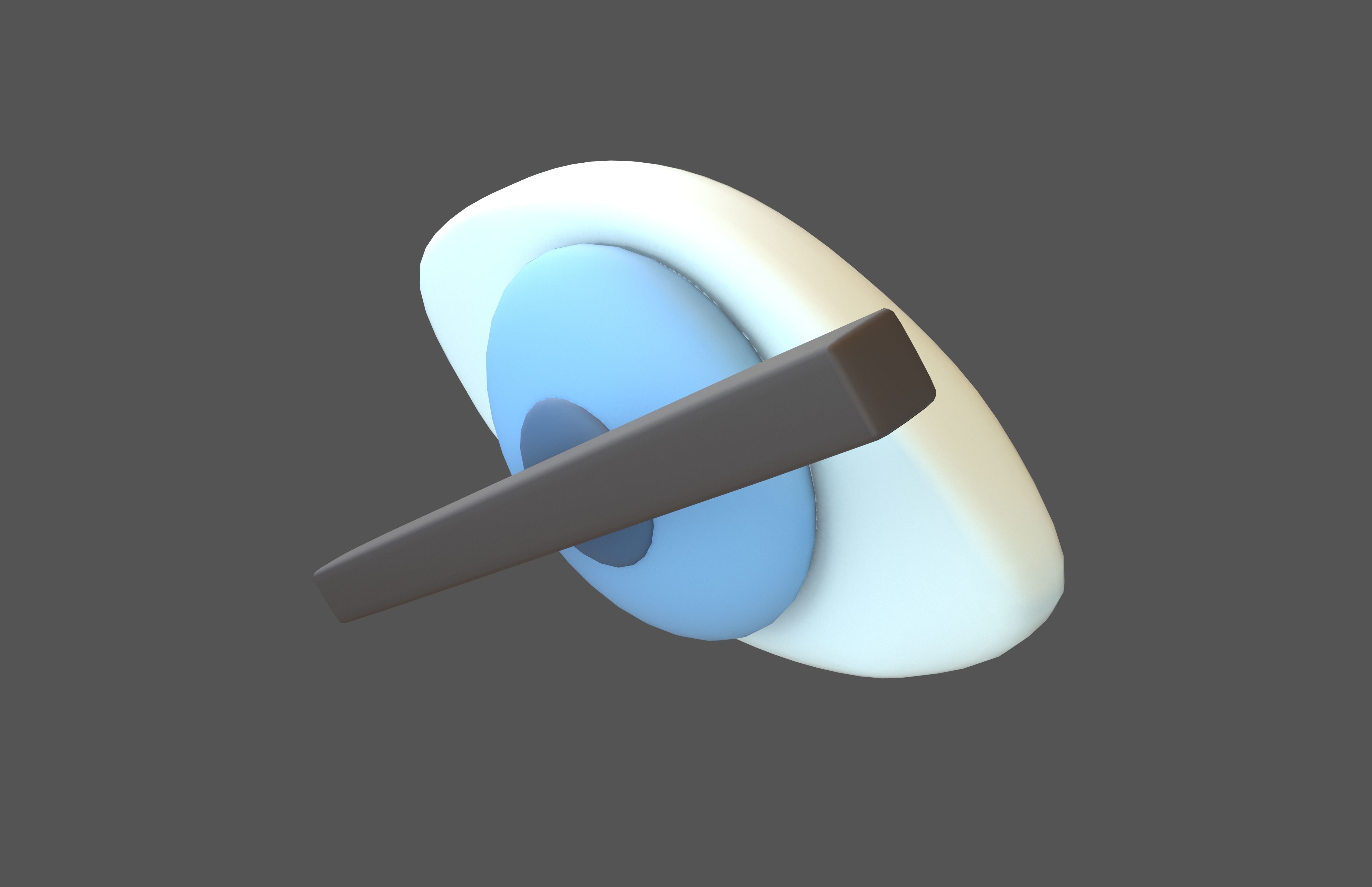 Invisibility Icon V1 001 Low-poly 3D model_2