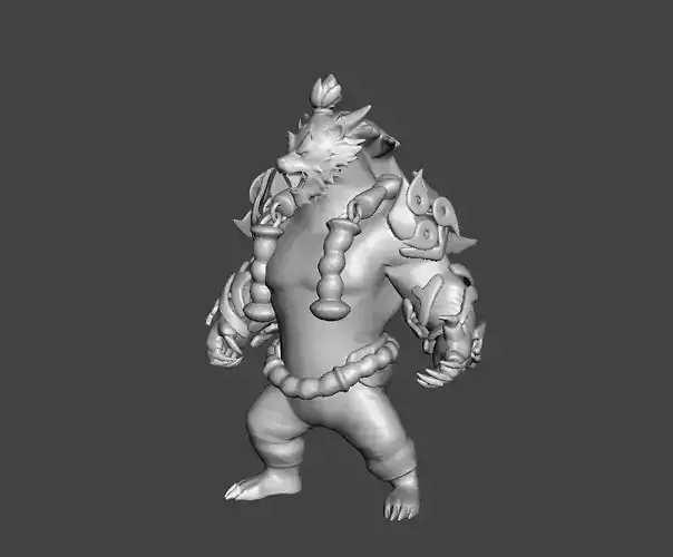 Inkshadow Volibear 3D Model 3D print model