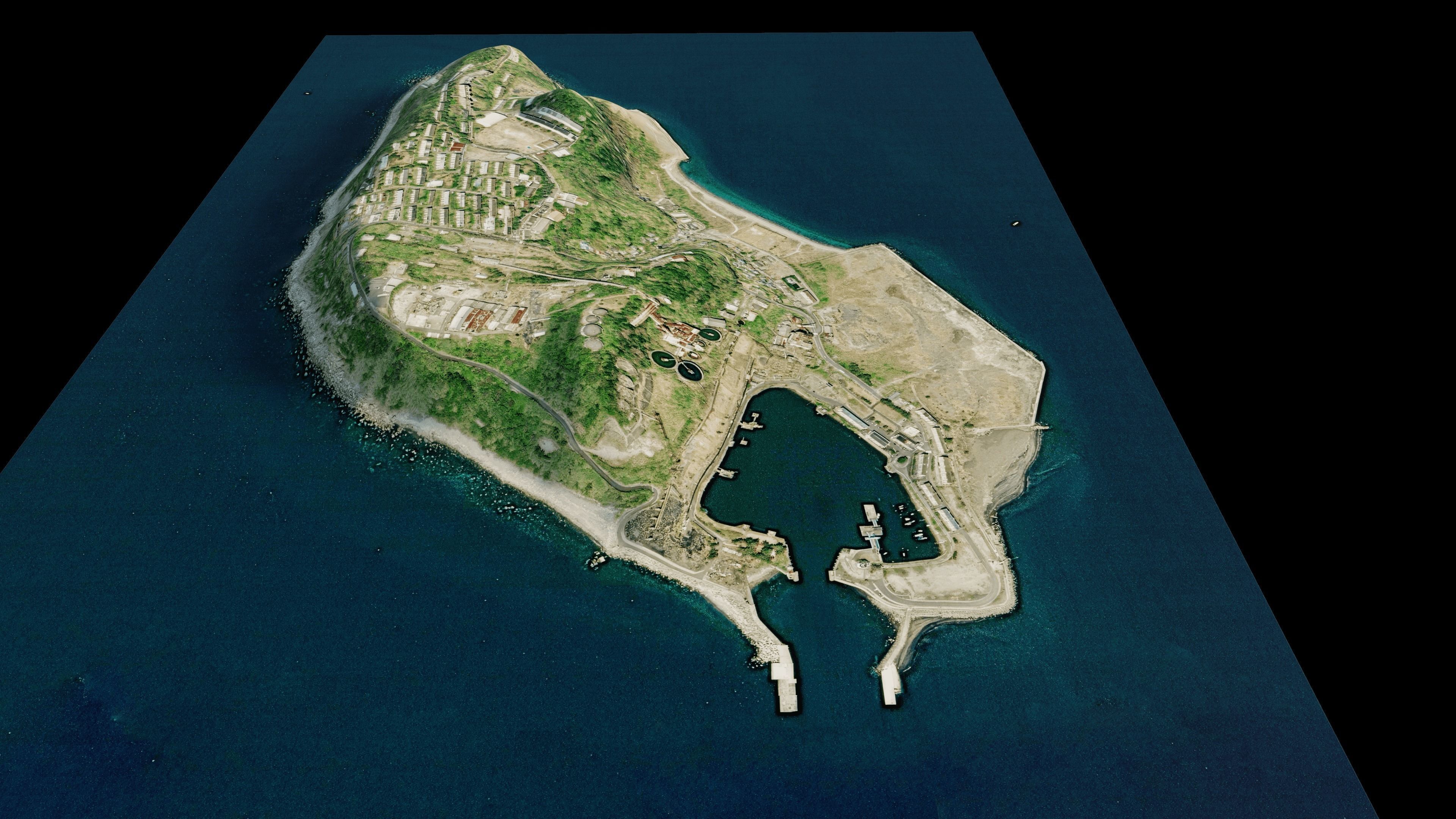 ikeshima island 3d Model Terrain 3D model | CGTrader
