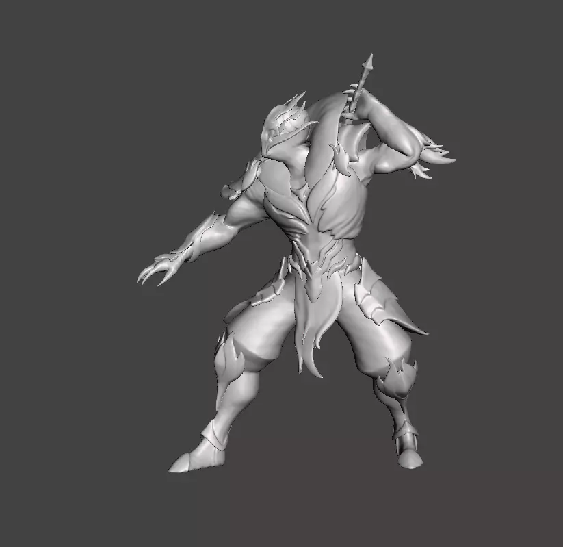 Ashen Guardian Shen 3D Model 3D print model_0