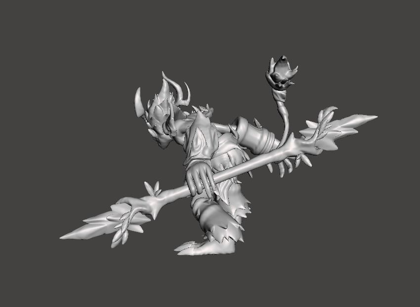 Elderwood Monkeyking 3D Model 3D print model_1
