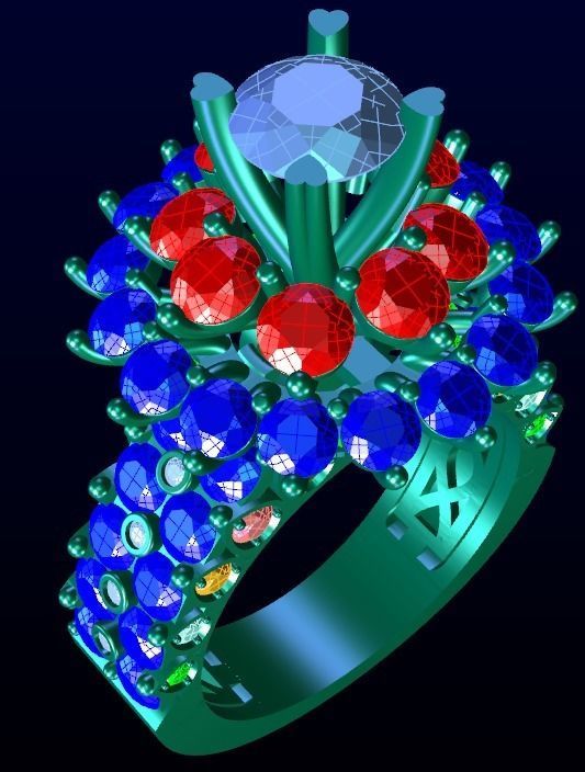 Engagement Ring 21 3D print model_5