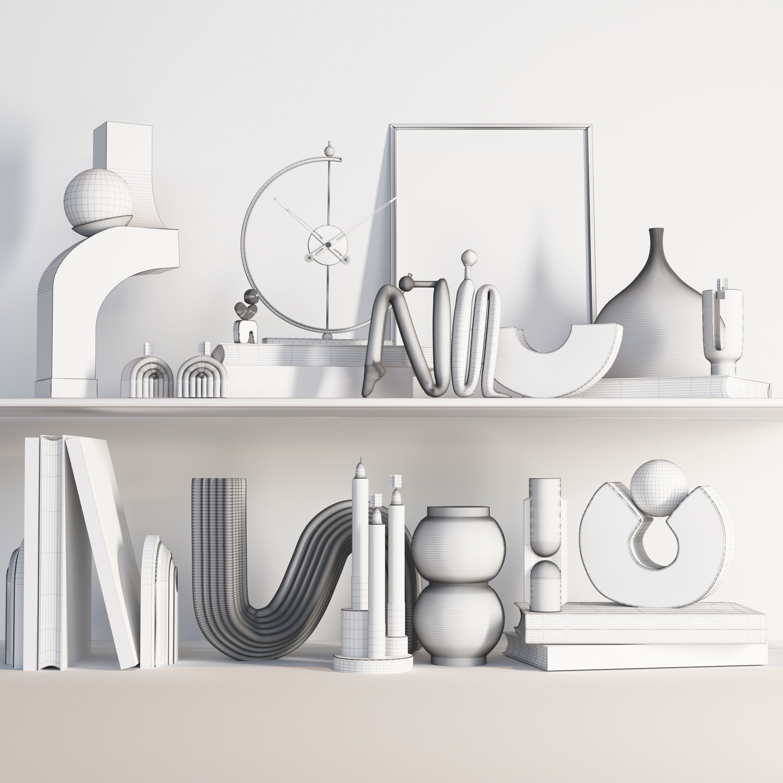 Decoraive set 01 3D model_9