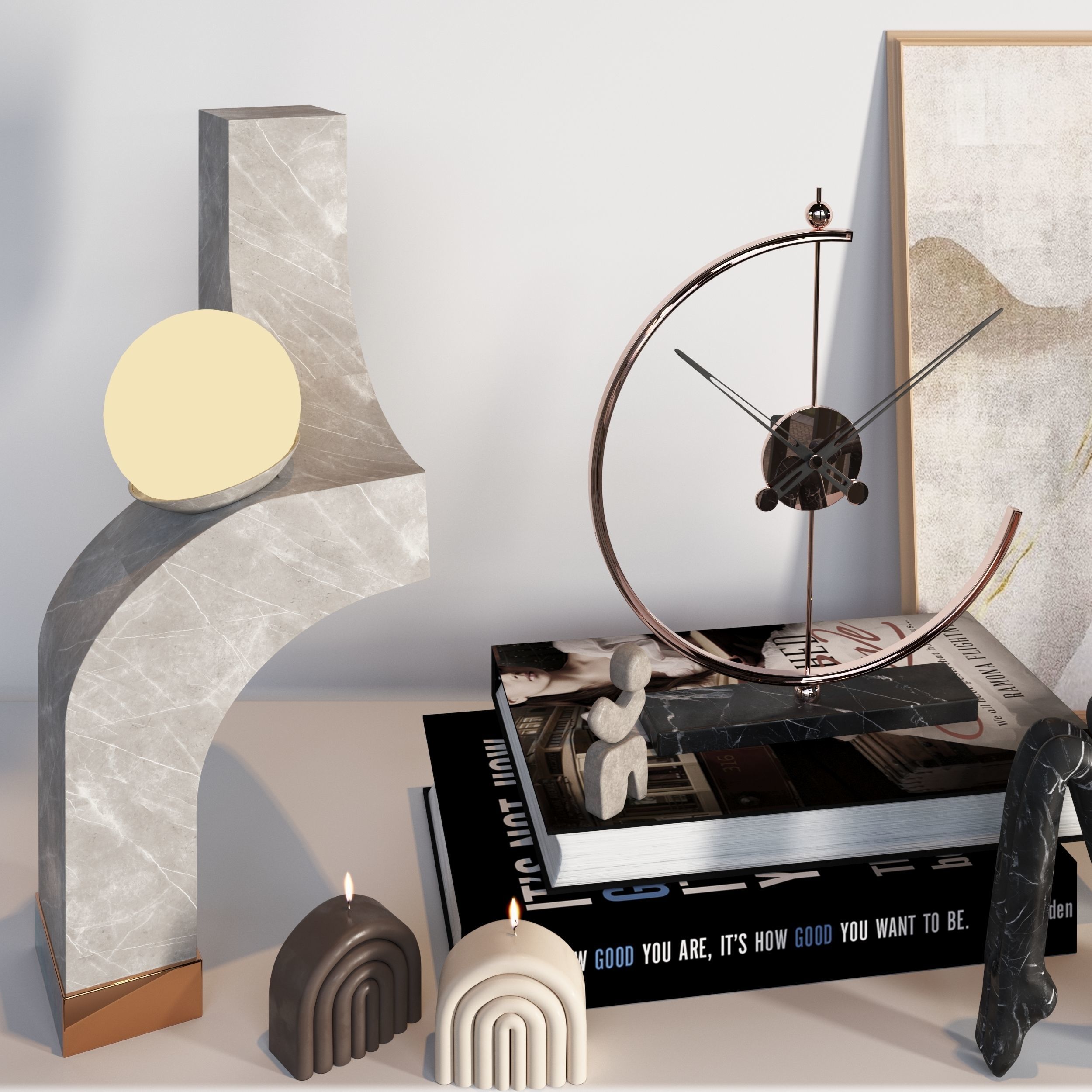 Decoraive set 01 3D model_5