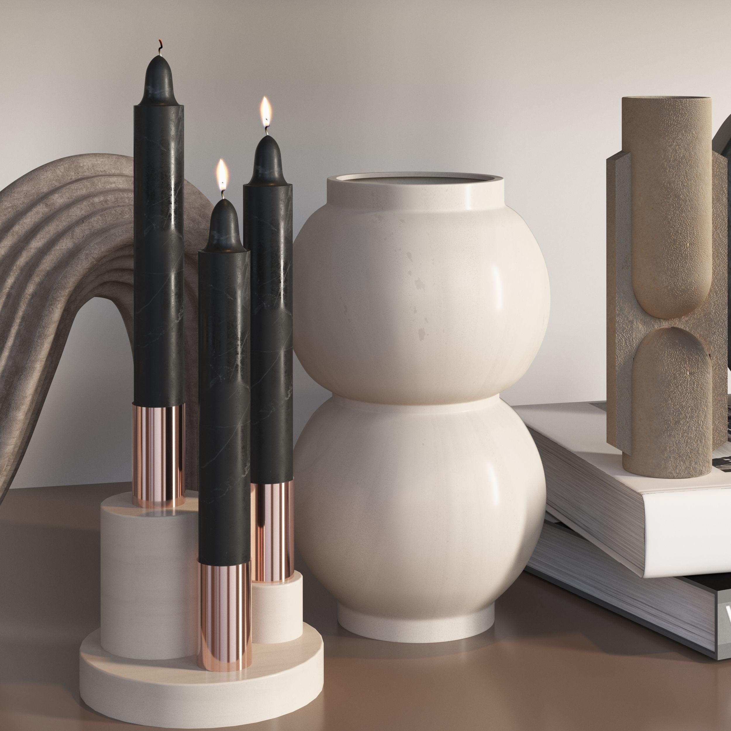 Decoraive set 01 3D model_7