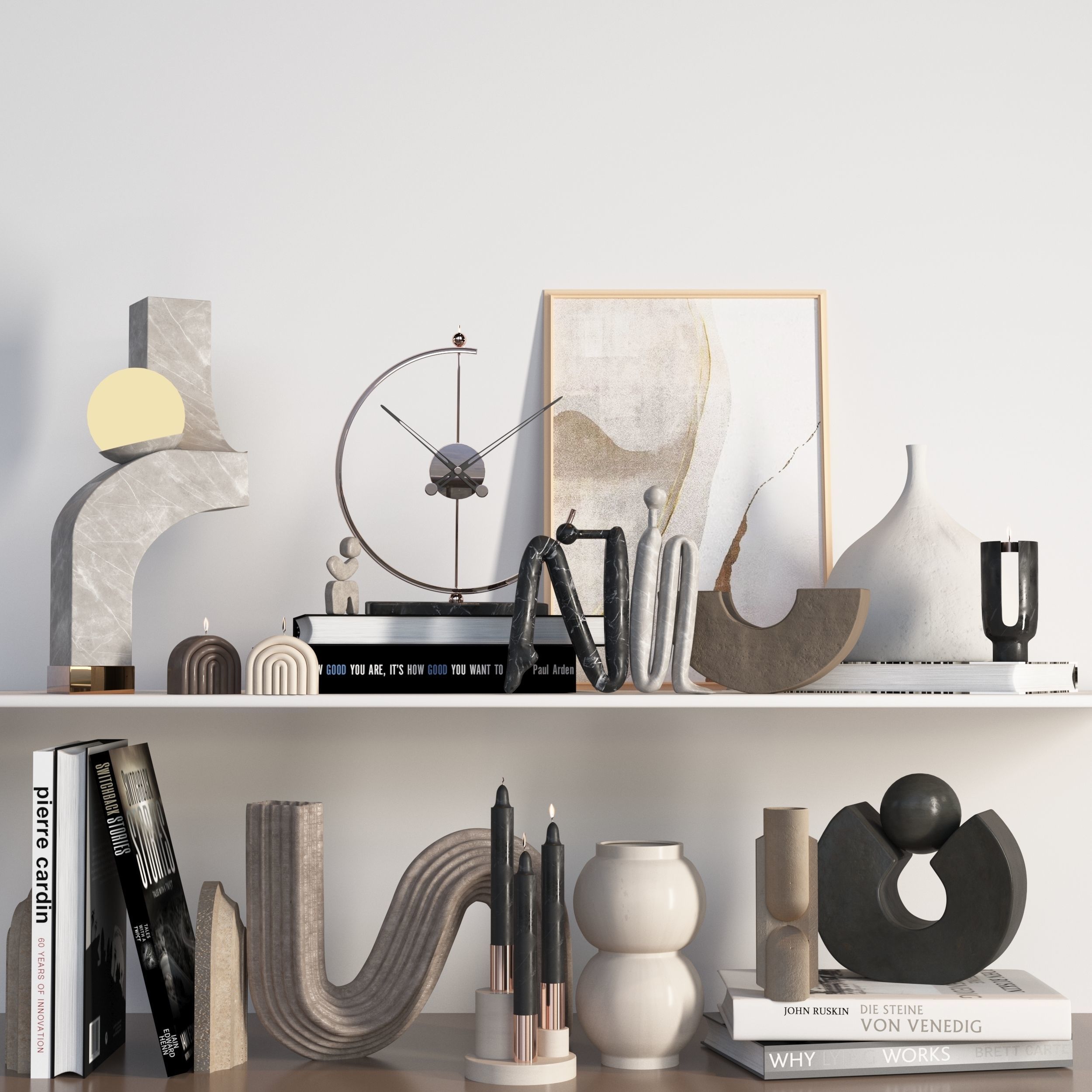 Decoraive set 01 3D model_1