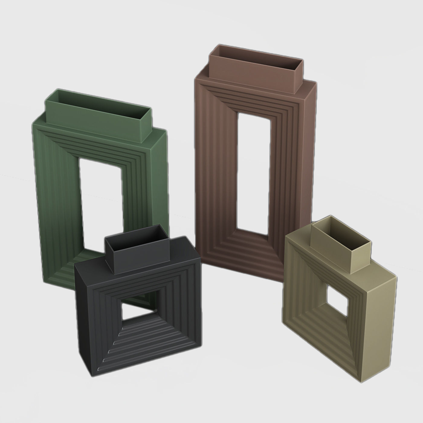 Vase 3D print model 3D model_4